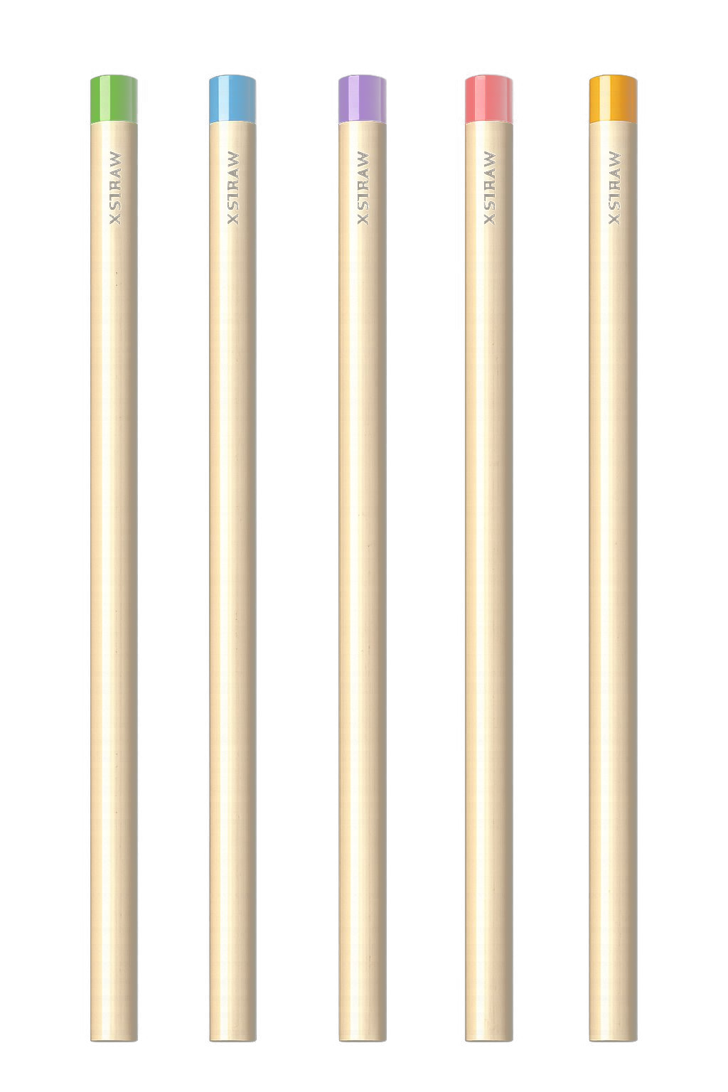 Xstraw bamboo straws — all 5 blends